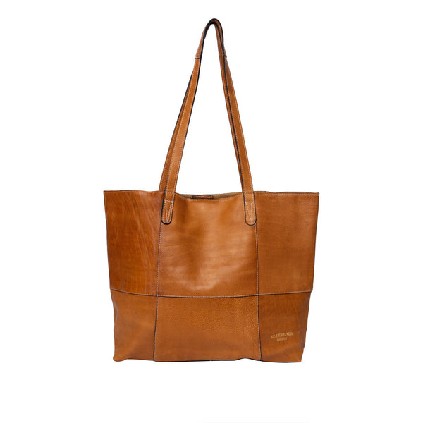 re:designed project 19 tote bag burned tan - Knot Another Hat