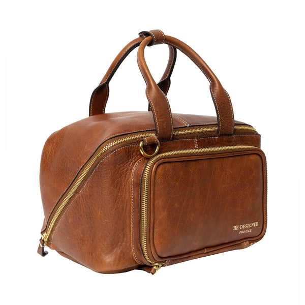 re:designed project 39 project bag walnut/gold - Knot Another Hat