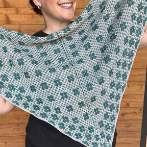 grab-n-go pressed flowers shawl bundles  - Knot Another Hat