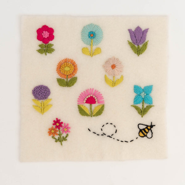 ikigai stitch-n-stitch embroidery patterns - scandi flowers