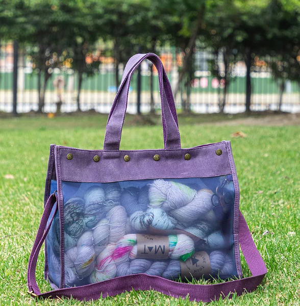della q maker's mesh tote  - Knot Another Hat