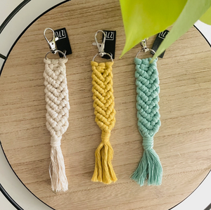 27 and looming macrame keychains  - Knot Another Hat