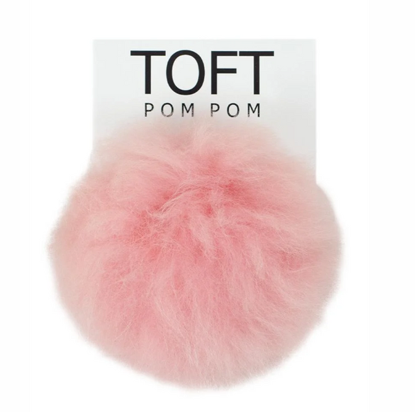 toft alpaca pom poms pink - Knot Another Hat