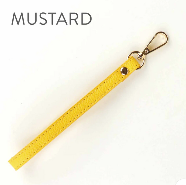 twice sheared sheep wrist strap mustard - Knot Another Hat