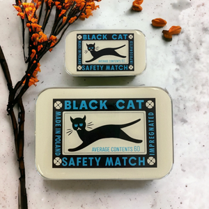 firefly notes black cat notions tin (2 sizes)  - Knot Another Hat