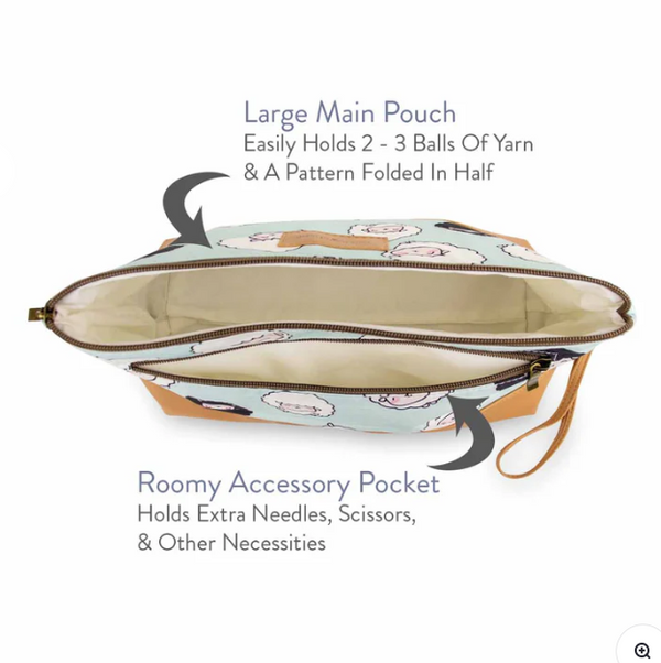 twice sheared sheep trinity project bag  - Knot Another Hat