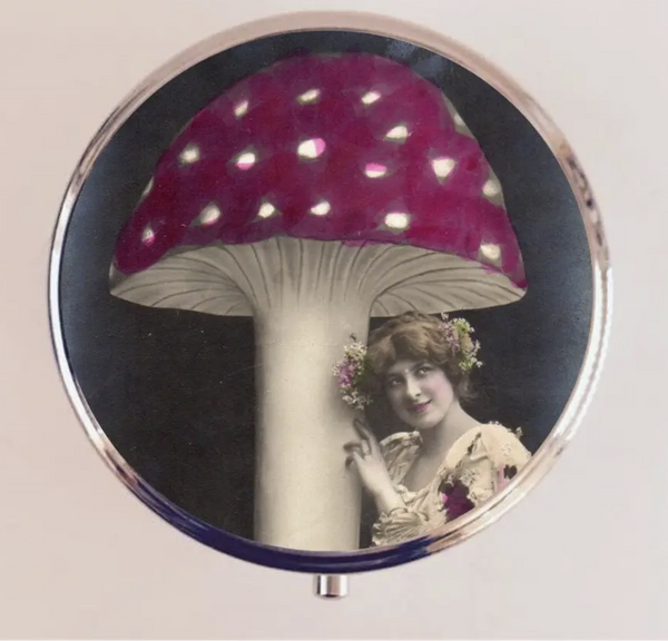 fringepop stitch marker box mushroom woman - Knot Another Hat