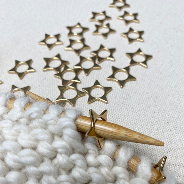 allstitch studio star ring stitch markers  - Knot Another Hat