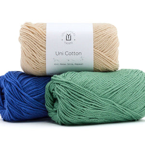 universal yarn uni cotton - Knot Another Hat