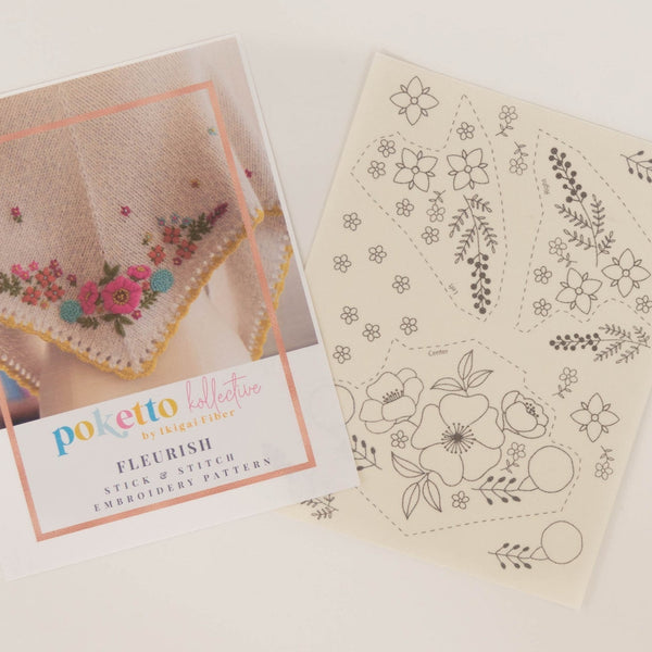 ikigai stitch-n-stitch embroidery patterns - fleurish