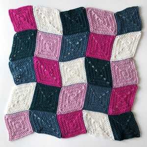 wonky blocks blanket (knit or crochet) - Knot Another Hat