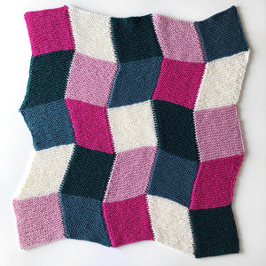 wonky blocks blanket (knit or crochet) - Knot Another Hat