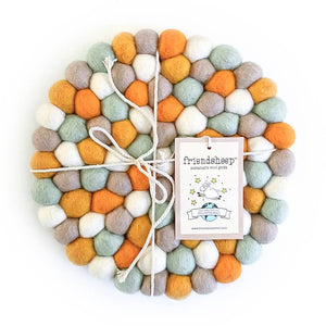 friendsheep eco trivet pumpkin patch - Knot Another Hat