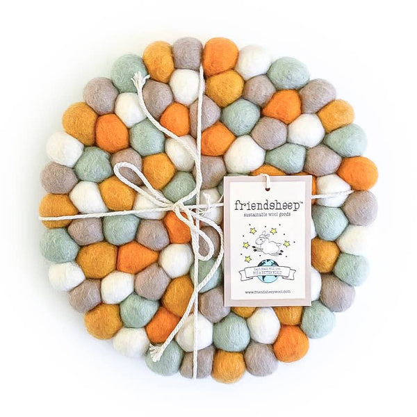 friendsheep eco trivet pumpkin patch - Knot Another Hat