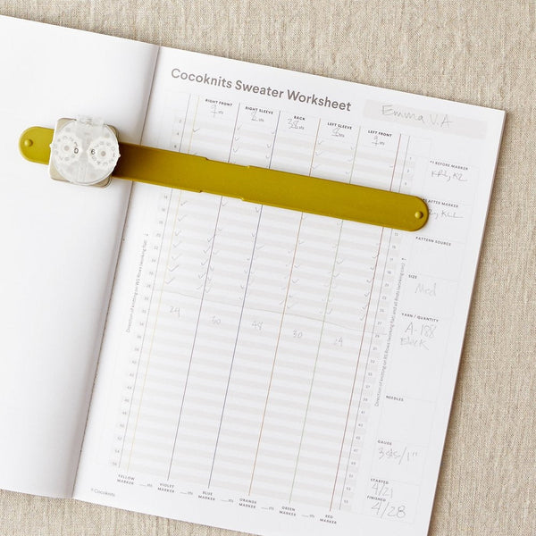 cocoknits sweater worksheet journal - Knot Another Hat