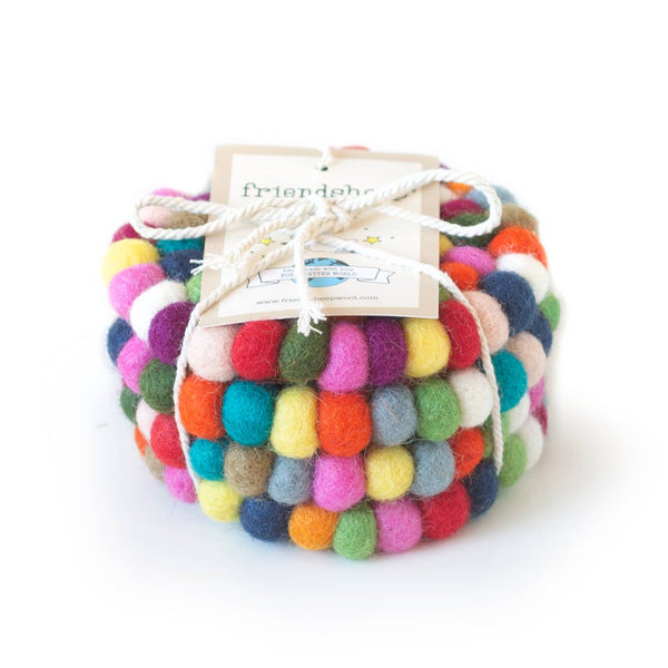 friendsheep eco coasters boho - Knot Another Hat