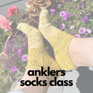 IN-STORE CLASS: Anklers Socks:: Thurs Oct 24, 31 & Nov 7  - Knot Another Hat