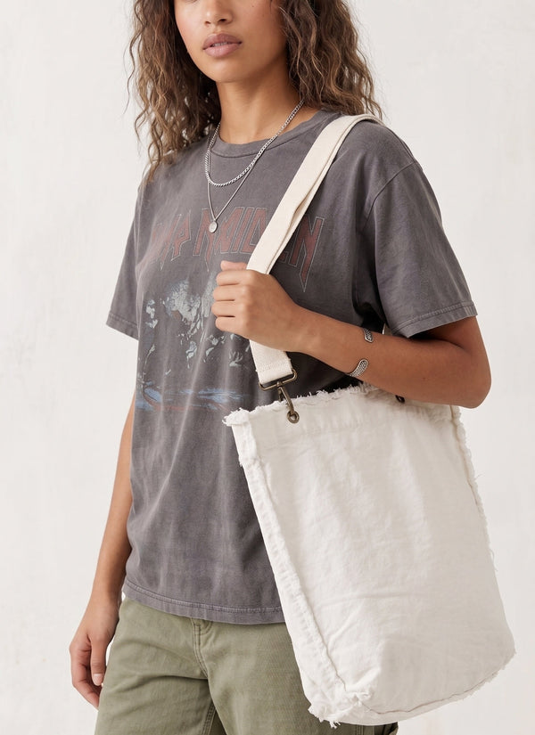 everyday denim tote natural - Knot Another Hat