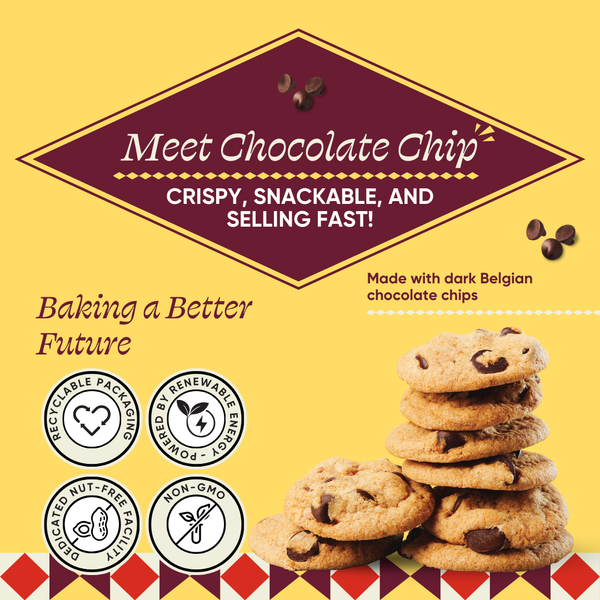 Chocolate Chip Bite-Sized Cookies - Knot Another Hat