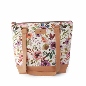 twice sheared sheep mega trinity project bag spring floral - Knot Another Hat