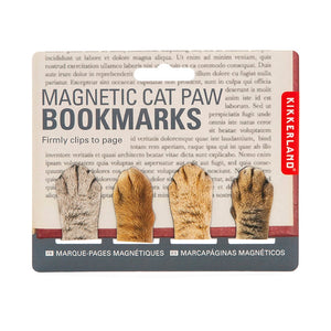 cat paw magnetic bookmarks - Knot Another Hat
