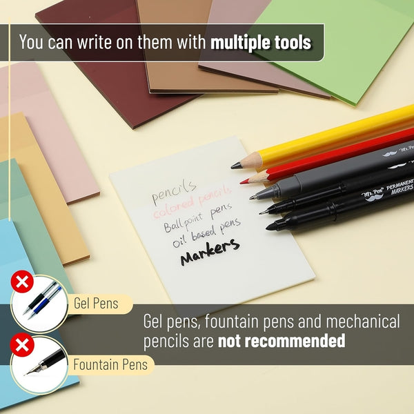 translucent sticky notes - Knot Another Hat