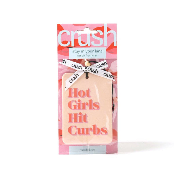 stay in your lane air freshener Hot Girls Hit Curbs (vanilla bean) - Knot Another Hat