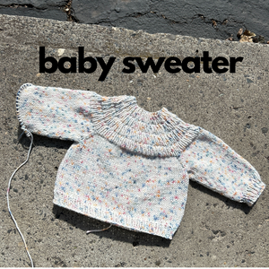 IN-STORE CLASS: Baby Sweater :: Sundays, Feb 11, 18 & 25  - Knot Another Hat
