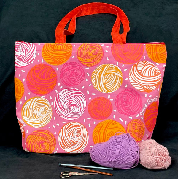 bonnie bishoff tote bags yarn balls - Knot Another Hat