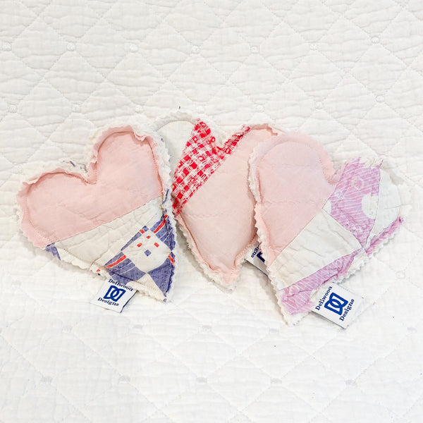 vintage quilt sachets - Knot Another Hat