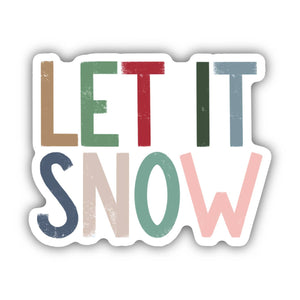 Let it Snow Sticker - Knot Another Hat