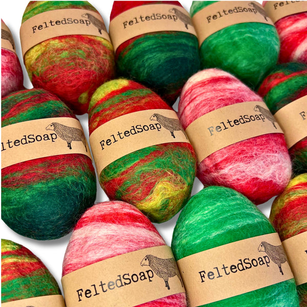 twisted purl felted soap - Knot Another Hat