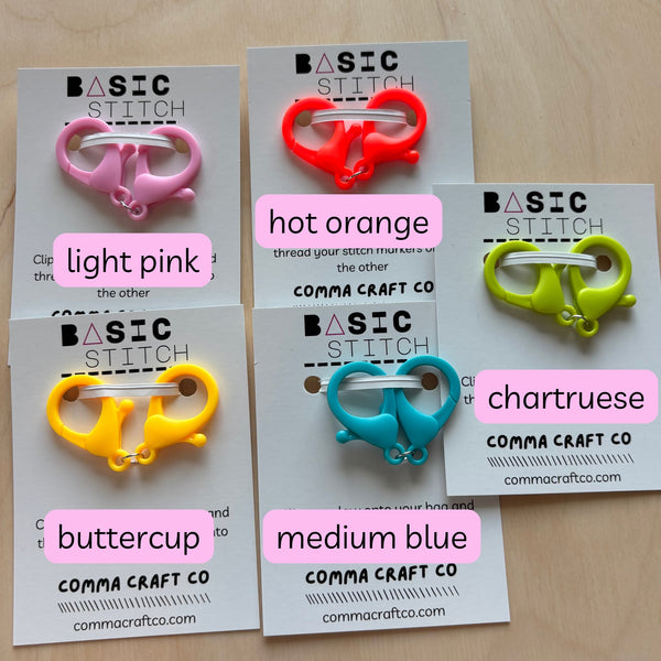 comma craft stitch marker claws