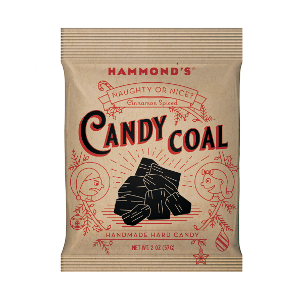 hammond's coal cinnamon hard candy  - Knot Another Hat