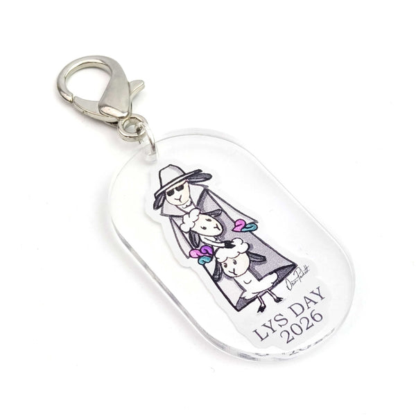 twice sheared sheep exclusive LYS day sheep tin or stitch marker stitch marker - Knot Another Hat