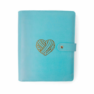 twice sheared sheep project journal teal heart - Knot Another Hat