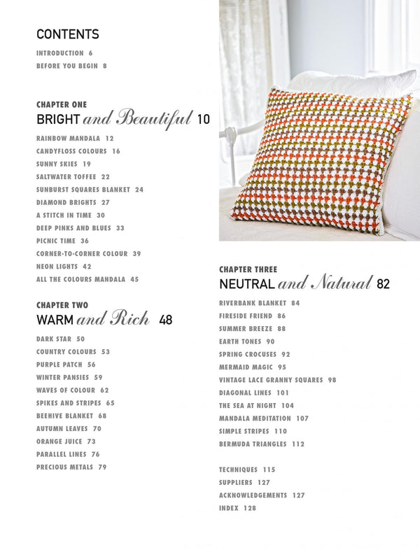 modern crocheted blankets, throws & pillows  - Knot Another Hat