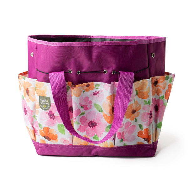 seed-n-sprout gardening tote bag august bloom - Knot Another Hat