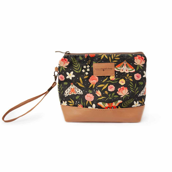 twice sheared sheep mini trini small sock project bag night forest - Knot Another Hat