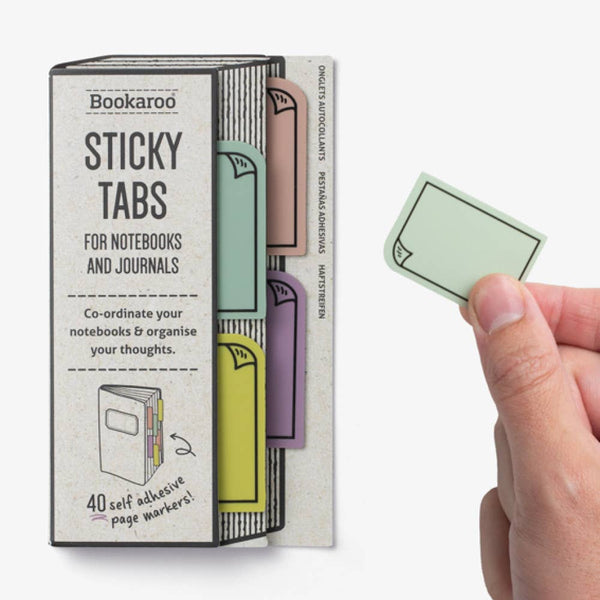 bookaroo sticky tabs pastels - Knot Another Hat