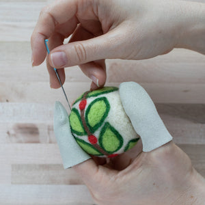 felted sky felter's finger guards - Knot Another Hat