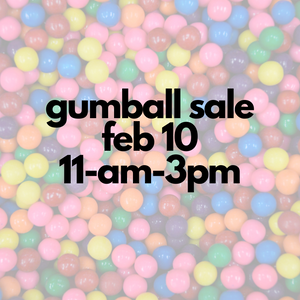 annual gumball sale :: feb 10  - Knot Another Hat