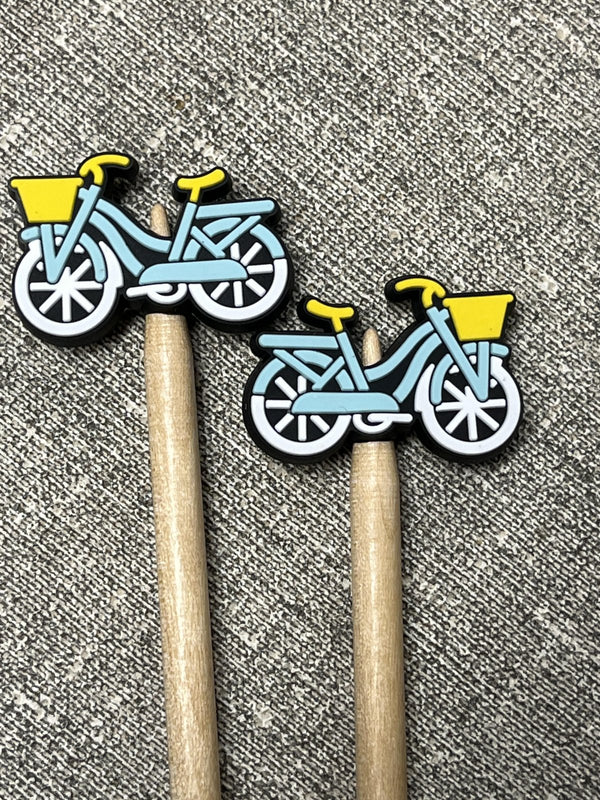 minnie & purl stitch stoppers bicycles - Knot Another Hat