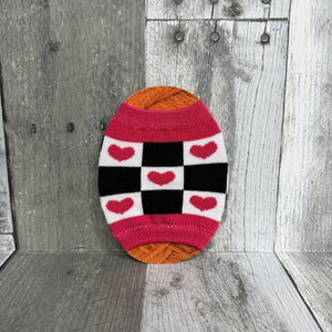 buffy ann designs yarn cozy heart check - Knot Another Hat