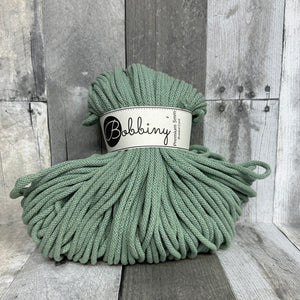 bobbiny 5mm cotton cord aloe - Knot Another Hat