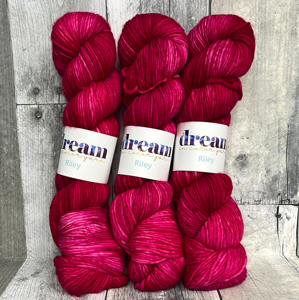 Riley Yarn, Dream in Color Worsted Weight Yarn, Medium Weight Yarn