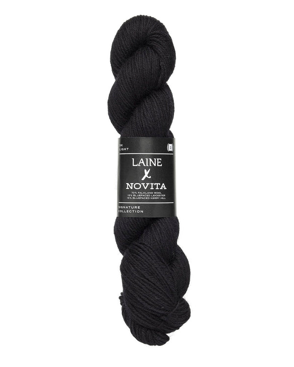 laine x novita dk 0891 winter black - Knot Another Hat