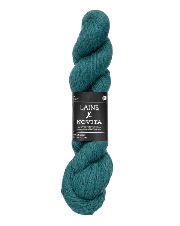 laine x novita dk 1661 heathered teal - Knot Another Hat