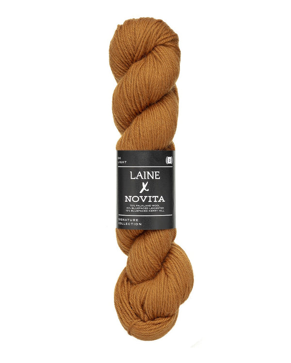 laine x novita dk 2761 golden amber - Knot Another Hat