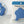 allstitch studio magnetic craft clips large flower (blue) - Knot Another Hat